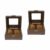 2 Pieces Uhrenvitrine Herren Smartwatch Holzmaserung Box Uh…