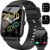 Smartwatch für Damen Herren, 1,85 Zoll Touchscreen mit Bluetooth Anrufe, IP68 Wa…