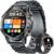 LIGE Smartwatch Herren mit Metallband, 1,39 Zoll Militär Sma…