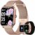 Android Smartwatch Frauen Rosegold Telefonfunktion – 1.85″ U…