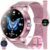 Smartwatch Damen mit Telefonfunktion, 1,09 Zoll Touchscreen Stahl Smart Watch mi…