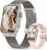 YEDASAH Smartwatch Damen mit Telefonfunktion,IP68 Wasserdicht Sportuhr Schrittzä…